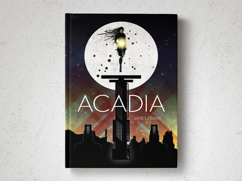 Acadia book cover design